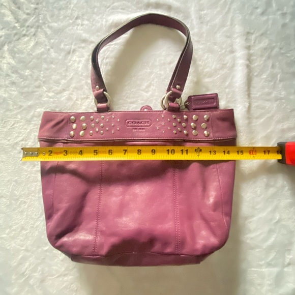 Coach, Medium Purse, Purple, Never Used, Perfect for Spring! - Picture 4 of 7